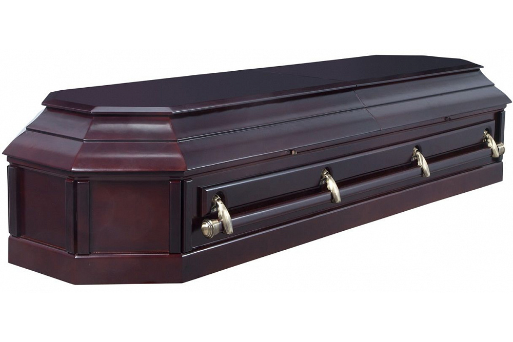 Гроб 2-крышечный «Восьмигранник»