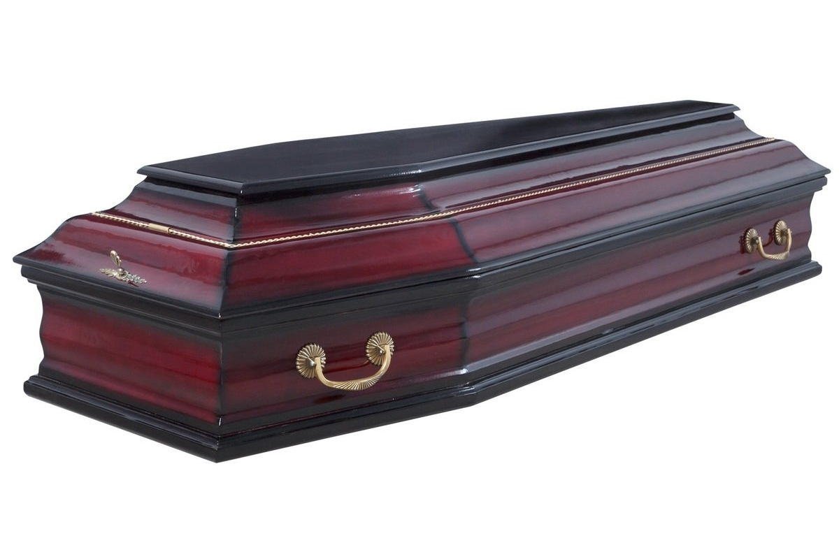 Гроб «Сириус вишня» 6-гранный