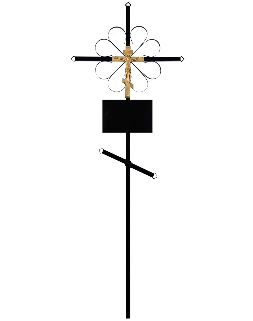 Крест на могилу металлический «Стандарт»