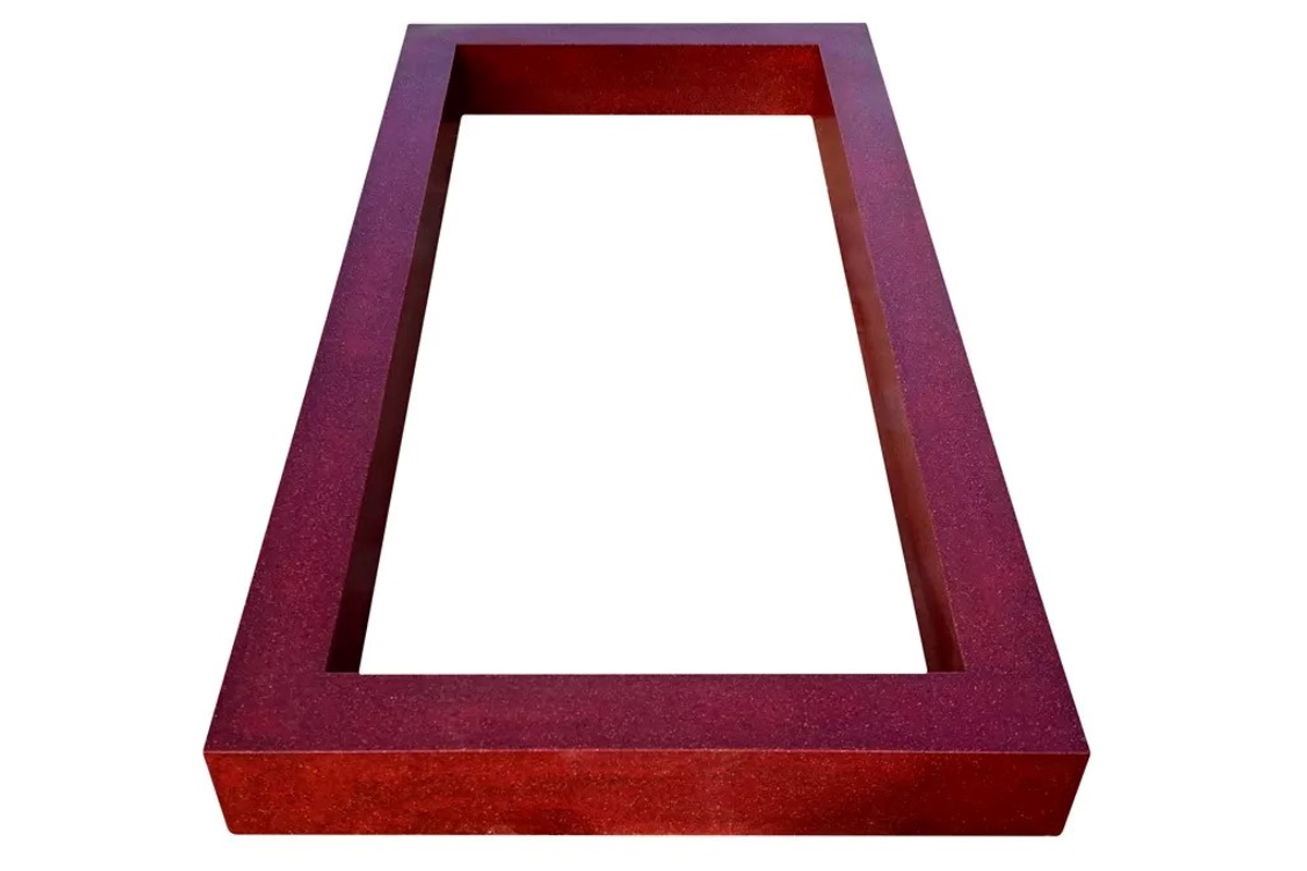 Цветник из литьевого мрамора — размер 100×50