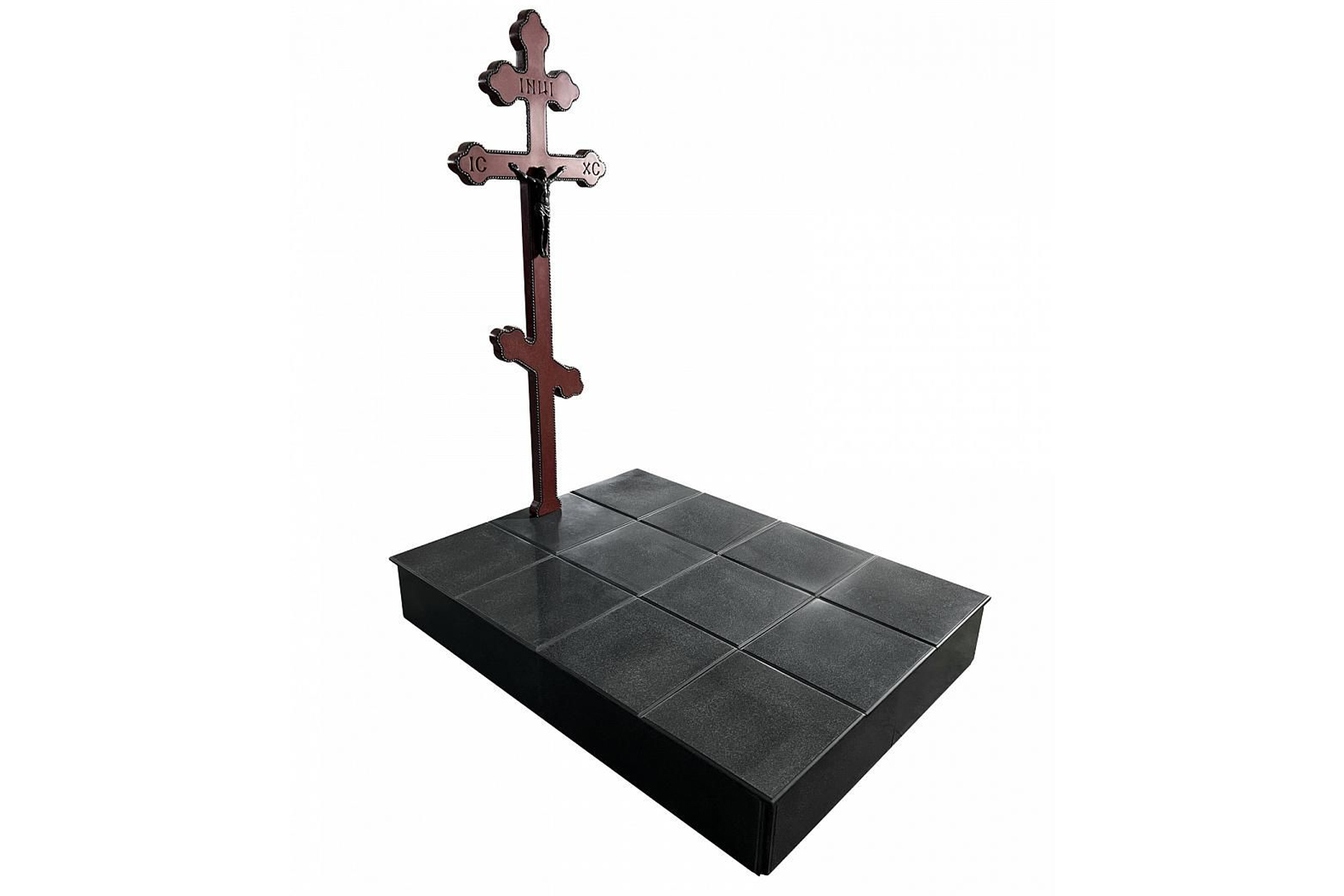 Подиум для могилы- размер 140x80x23 см