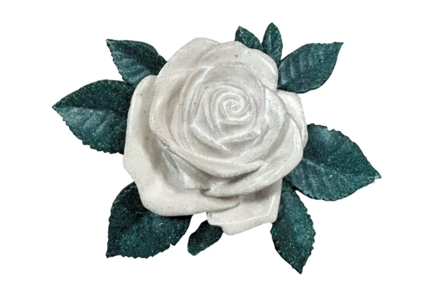 Роза бутон макси Белая