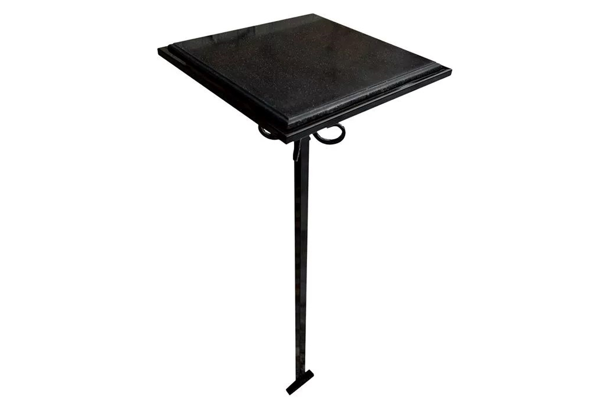 Столик из литьевого мрамора — размер 40×40