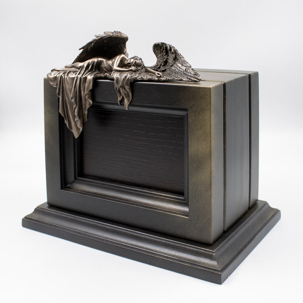 Урна для праха «Сон Ангела» шпон венге