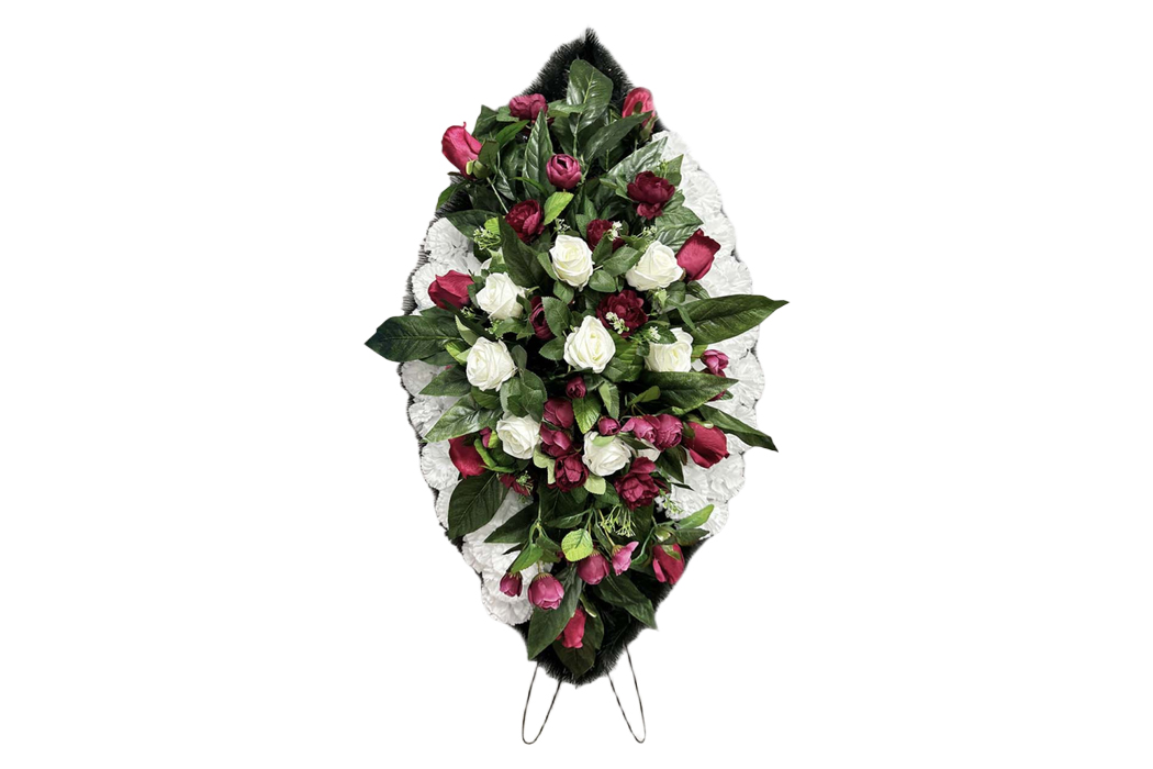 Венок из искусственных цветов №2 110см