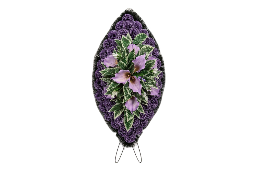 Венок из искусственных цветов №5 110см