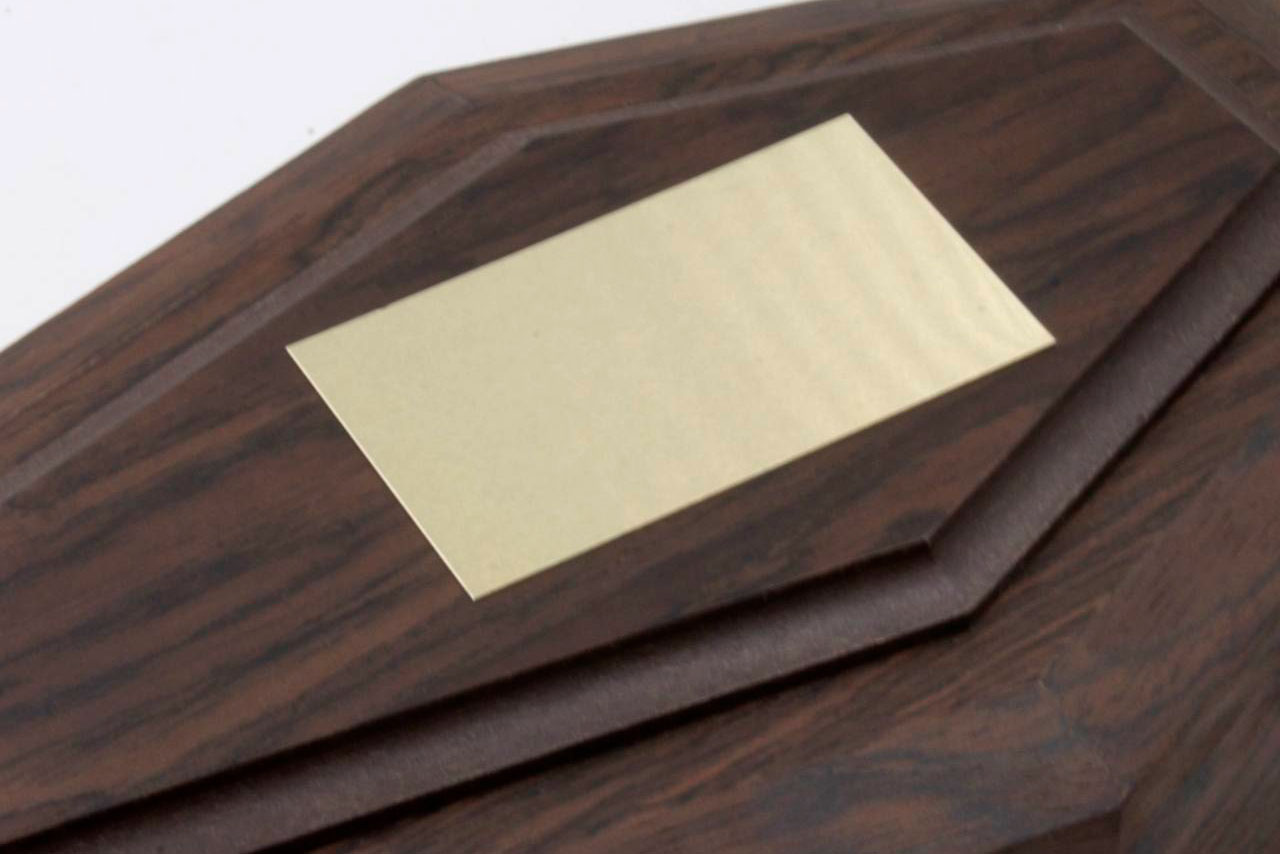 Табличка для урны металл для гравировки